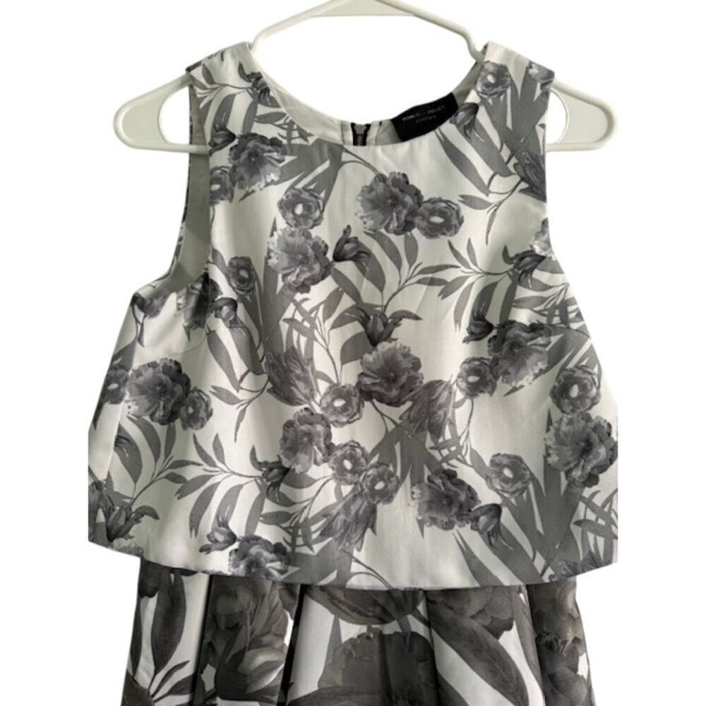 Romeo & Juliet Couture NWT Sleeveless Black White Grey Dress- Size Small - Picture 4 of 10